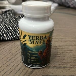 Yerba Mate Herbal Supplement Capsules